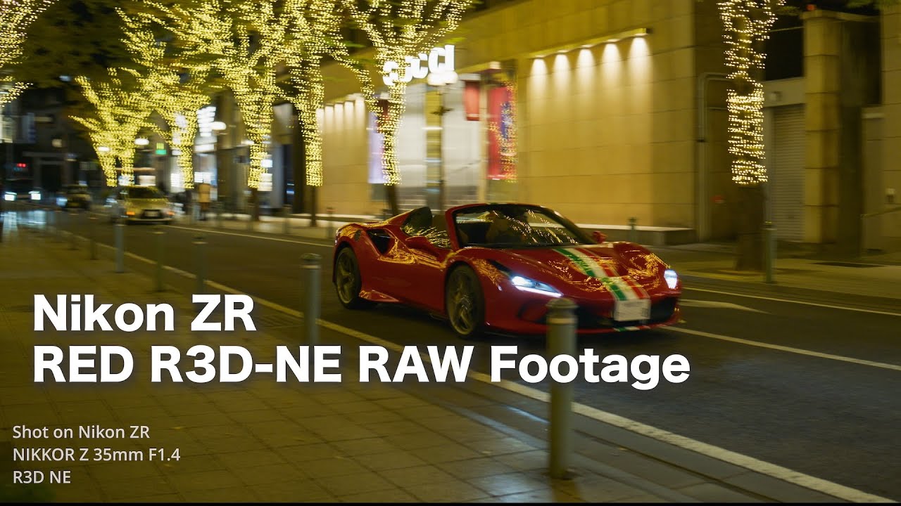 Nikon ZR RED RAW is CHEATING. (Low Light No Grading) | Downtown Osaka & Kobe, Japan