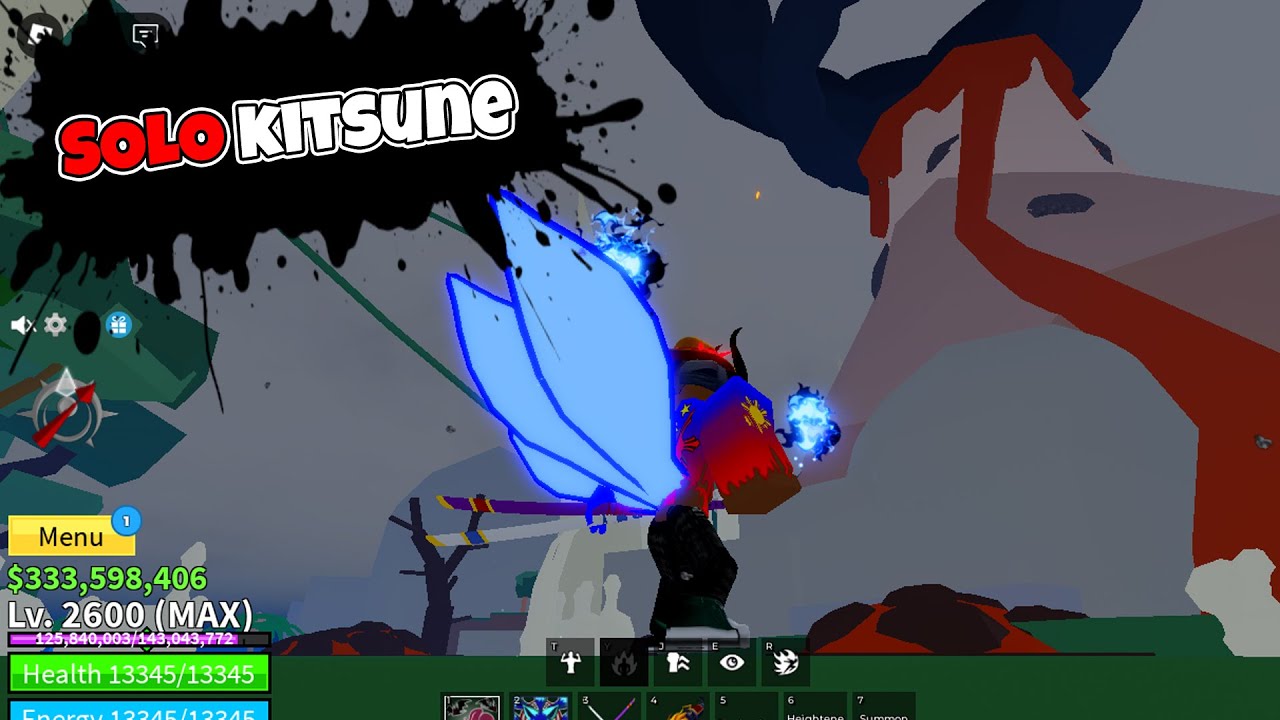 I used Kitsune Fruit to Solo Volcano Event - Blox Fruits 2025