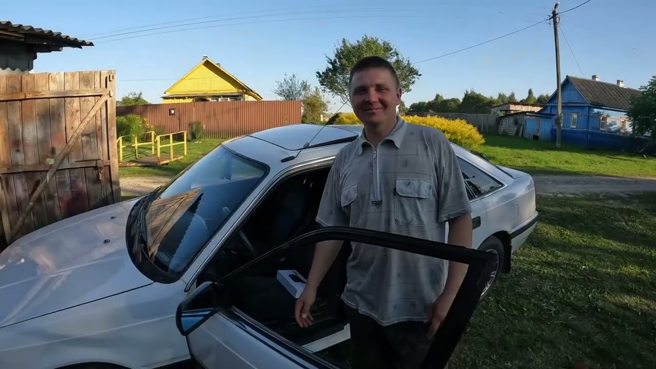 Как установить регистратор в автомобиле Мазда 626