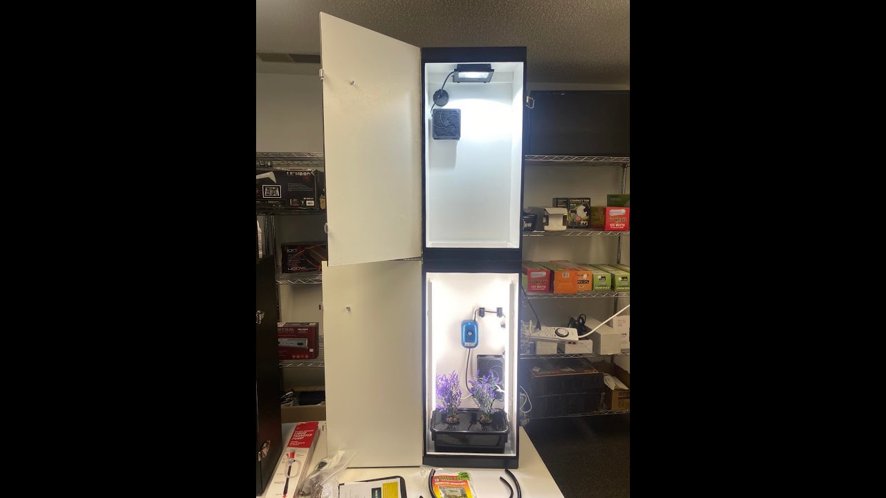 Cash Crop Hydroponics Grow Box Indoor Garden Setup & Demo (Dealzer)