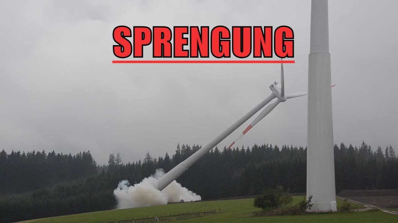 Windräder im Allgäu gesprengt