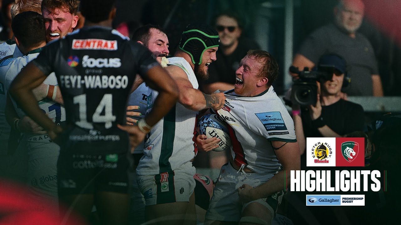 Highlights: Exeter Chiefs vs Leicester Tigers | Gallagher Premiership 24/25, Round 1
