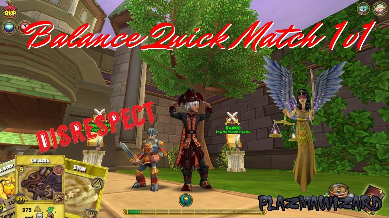 Wizard101 Transcendent BALANCE PvP: The Most Disrespectful Quick Match Ever