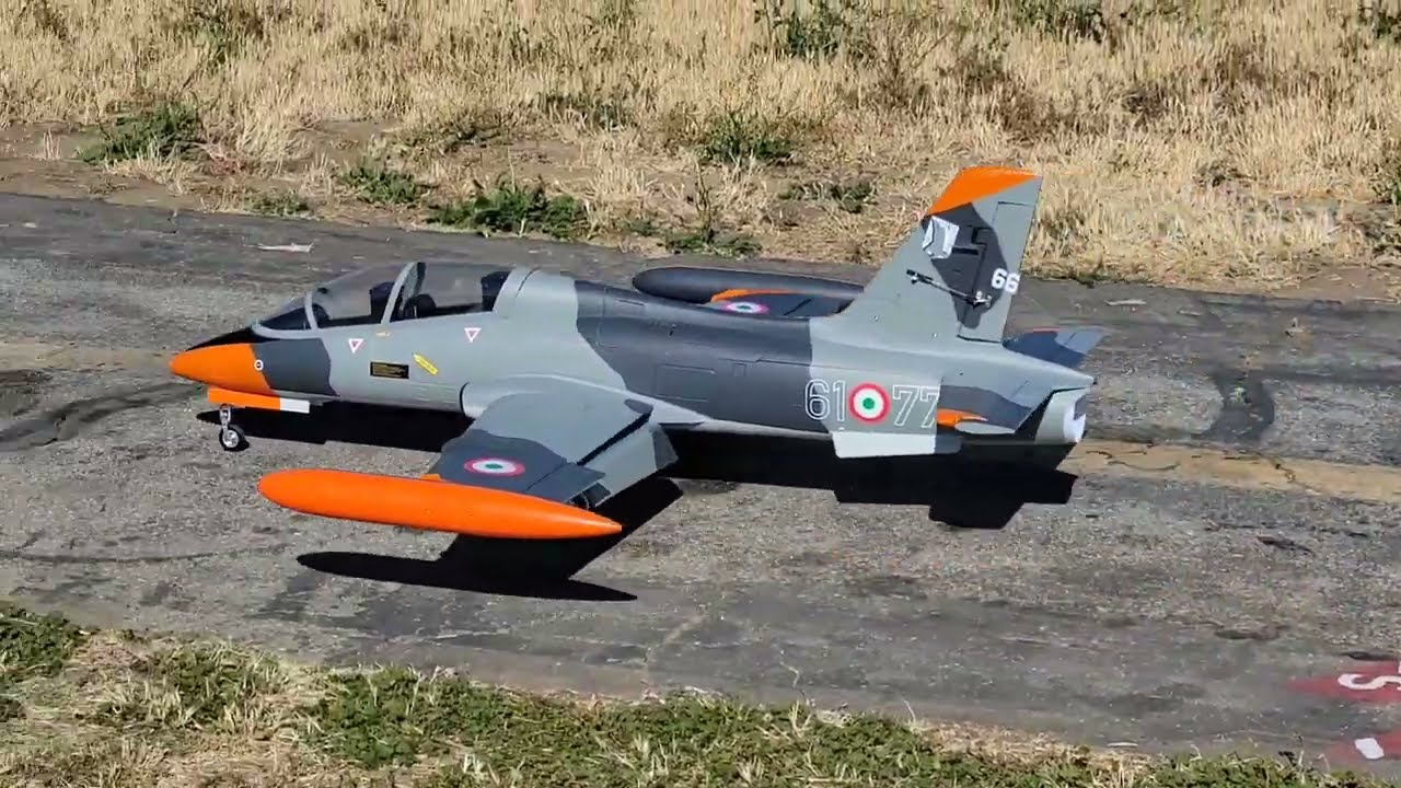 Aerofoam MB-339 105mm EDF Maiden Flight