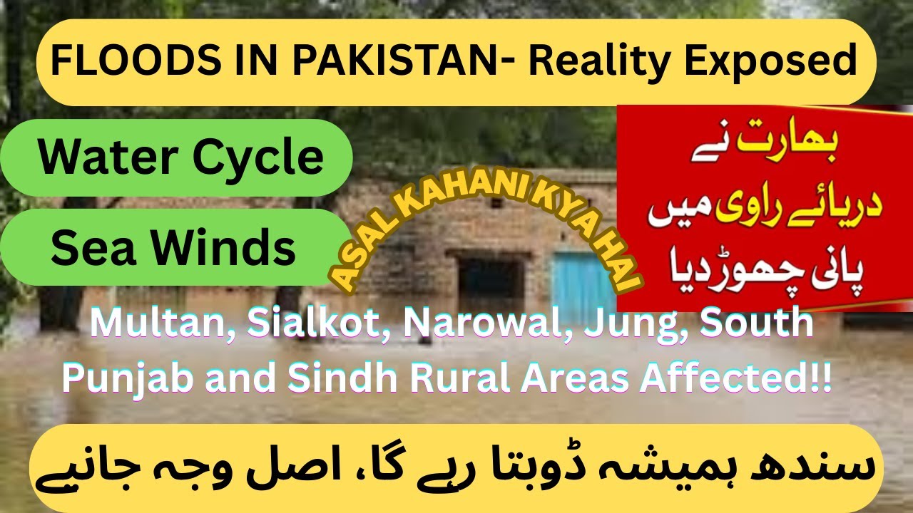 Reasons of Floods in Pakistan | Punjab Floods | Sindh Floods | Shahjahan Sarwar Official
