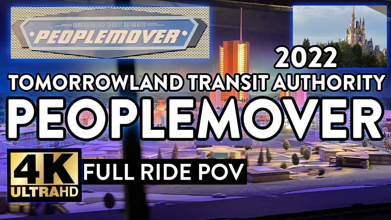 Tomorrowland Transit Authority PeopleMover | 2022 | 4K POV | Magic Kingdom