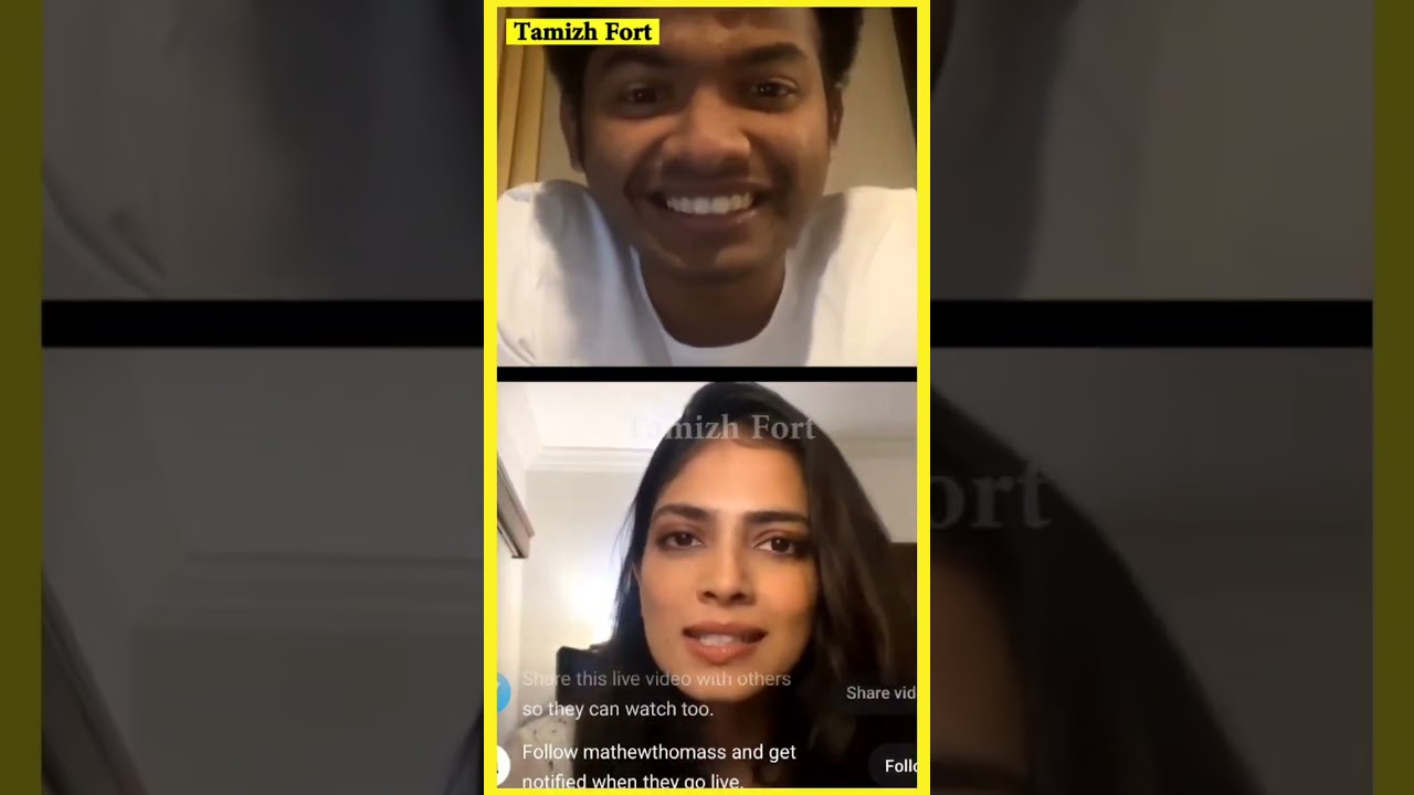 Malavika Mohan and Mathew Thomas about their Relationship ❤️ Christy Movie