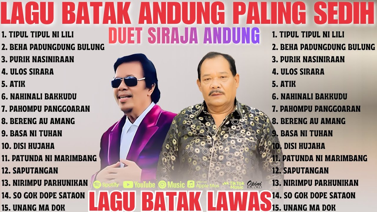 Album Lagu Batak Andung Terbaik - Duet Siraja Andung||Top Playlist Lagu Batak Sedih||Viral 2025