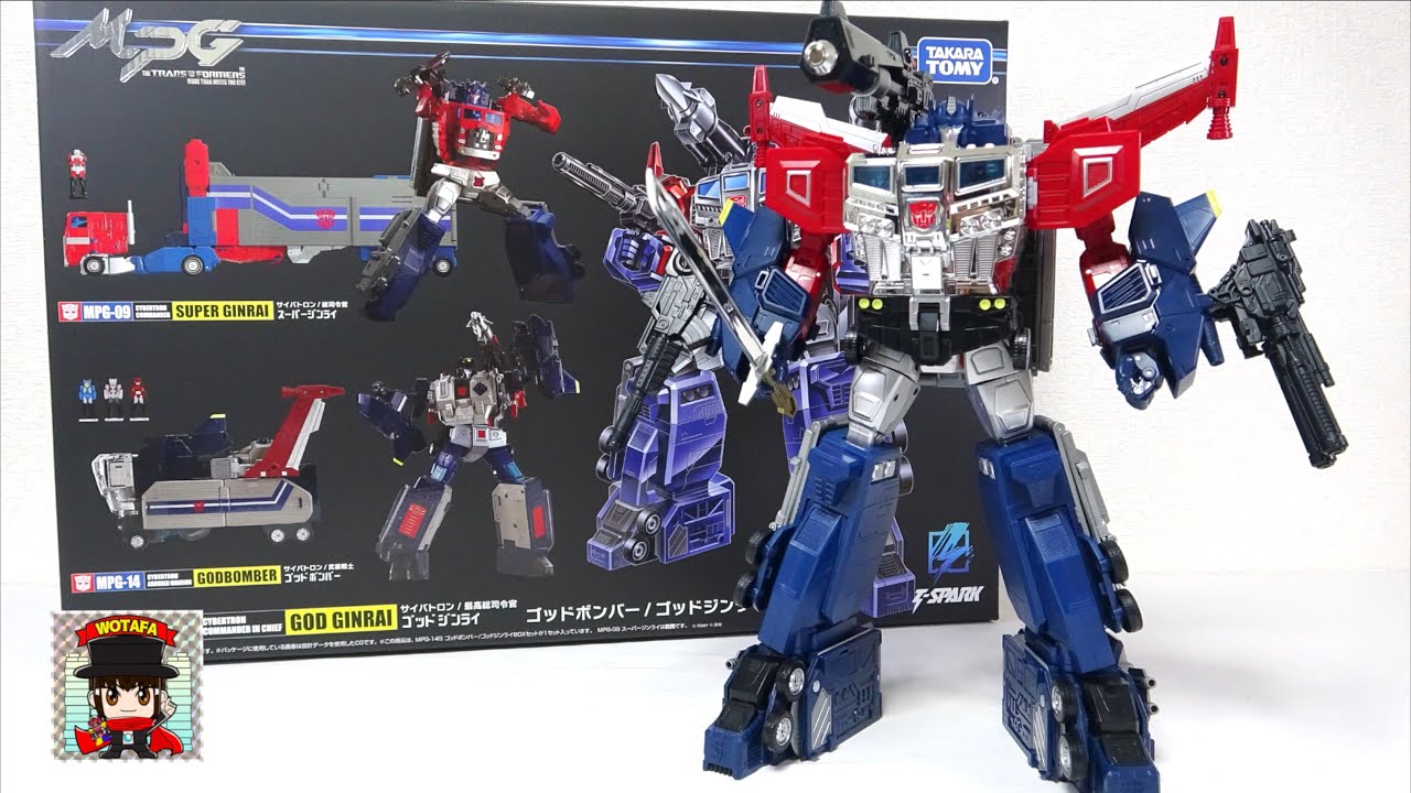 ついに超神合体！ゴッドジンライの変形合体を徹底解説【トランスフォーマー MPG】ヲタファのレビュー  / Transformers MPG God Ginrai