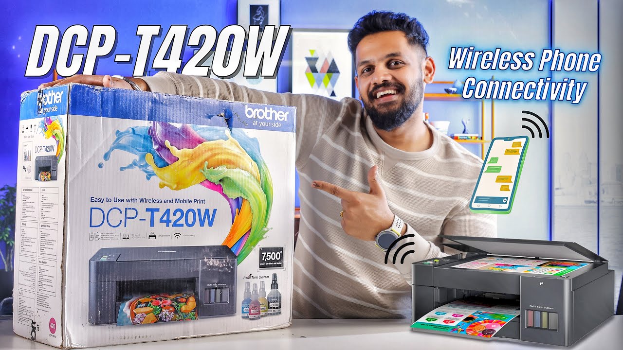 Best printer to Buy - Brothers DCP-T420W Printer,Scanner,Copy(3 in 1)⚡️WIFI*