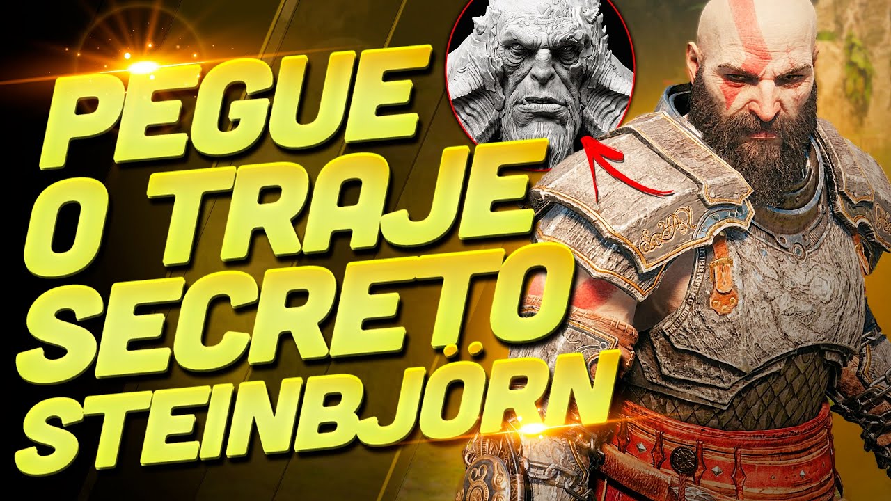 A ARMADURA SECRETA STEINBJÖRN EM GOD OF WAR RAGNAROK - PASSO A PASSO