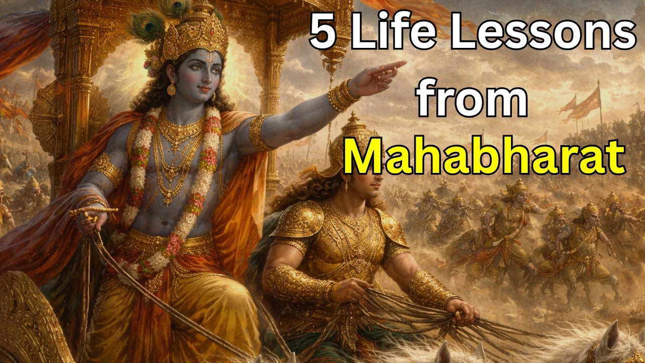 Krishna Explains : 5 Life Lessons From Mahabharat