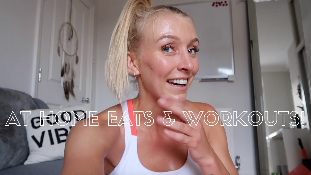 What I Eat In A Day: Social Distancing Edition | Home Workouts & Simple Nourishing Meals!
