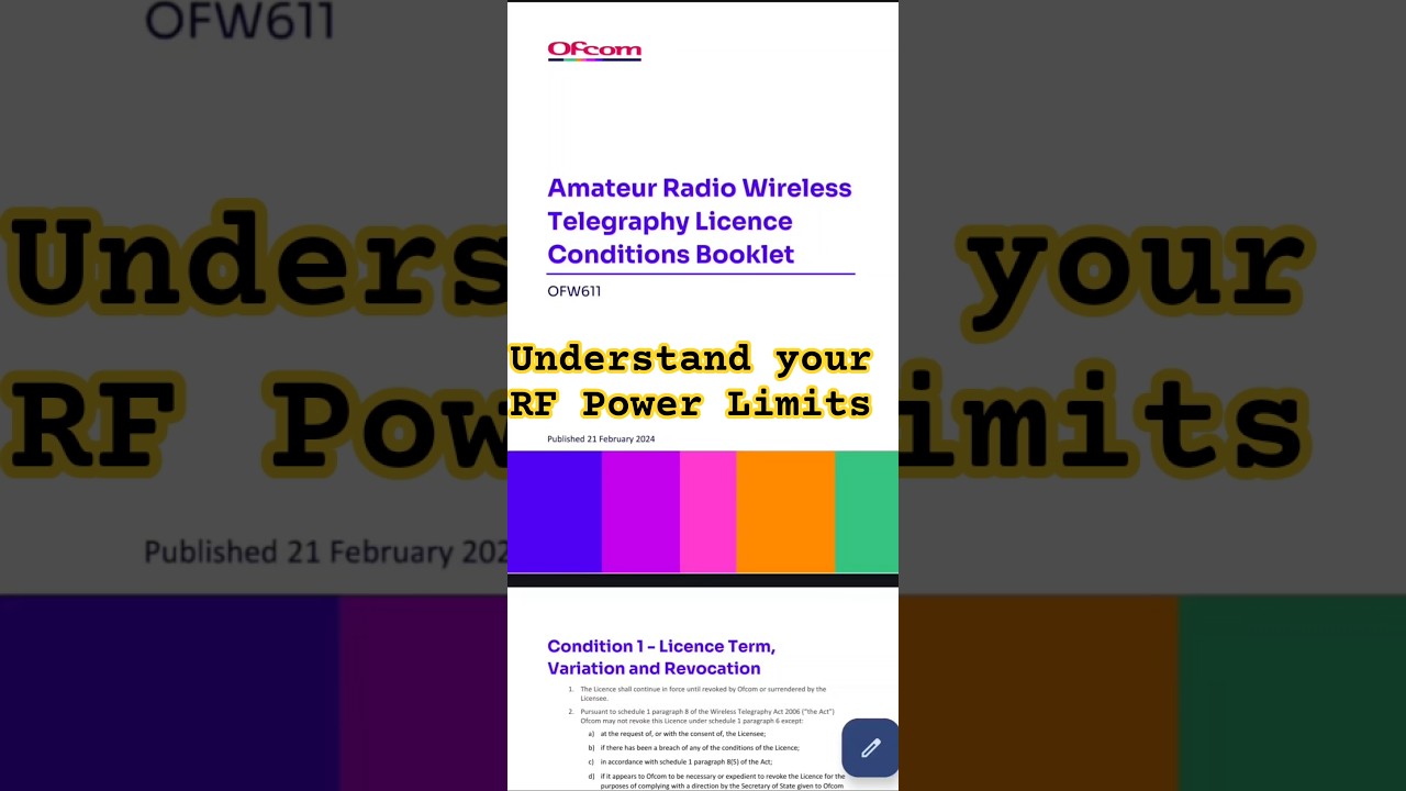 UK Amateurs - Understand your power limits the correct way.