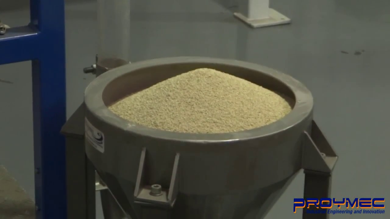 Transporte neumatico en fase densa de quinua