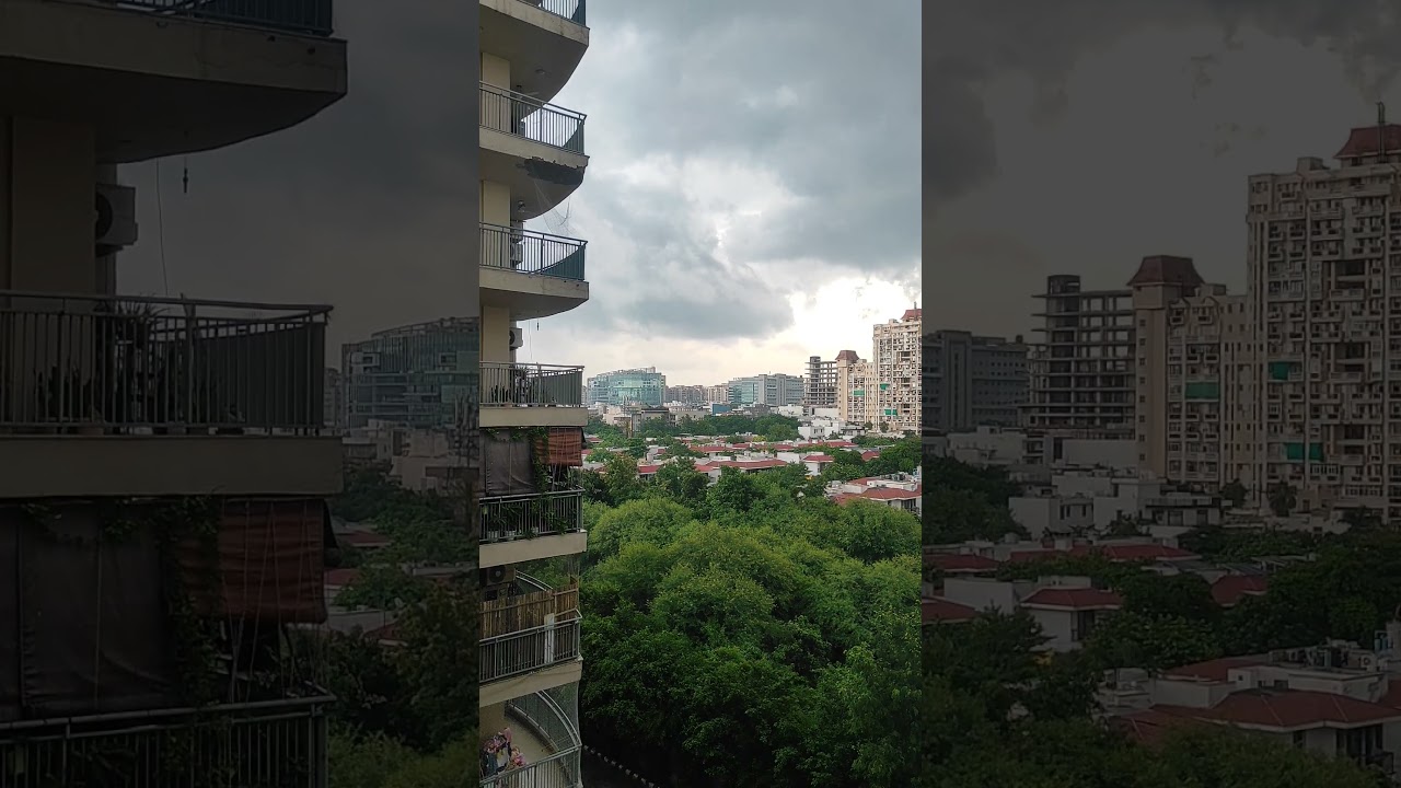 ☁️ Cloudy skies making this view magical   #PeacefulViews #ViralViews #ScenicBeauty #NatureAndCity