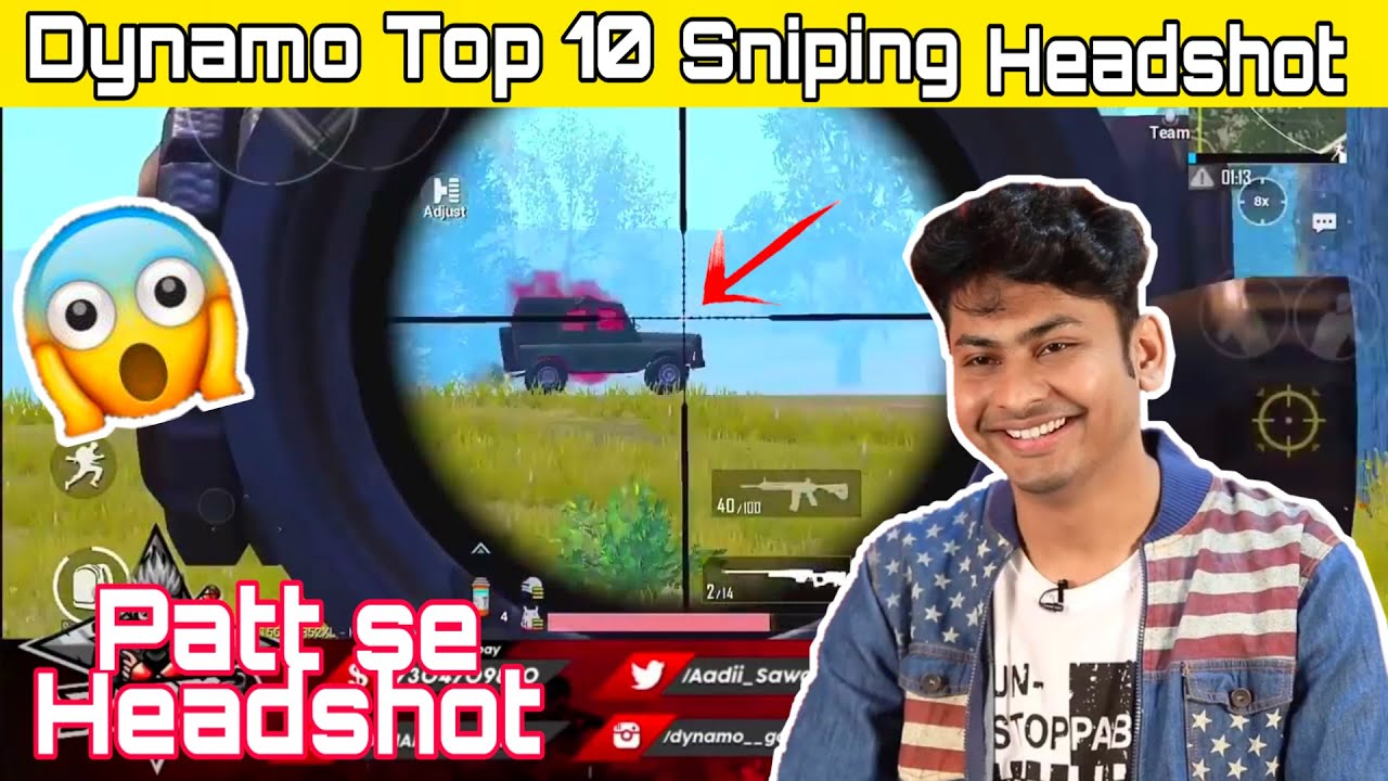 Dynamo Top 10 Best Headshots | Pubg Mobiles | Patt se headshot seoson 12 | SUMIT GAMING