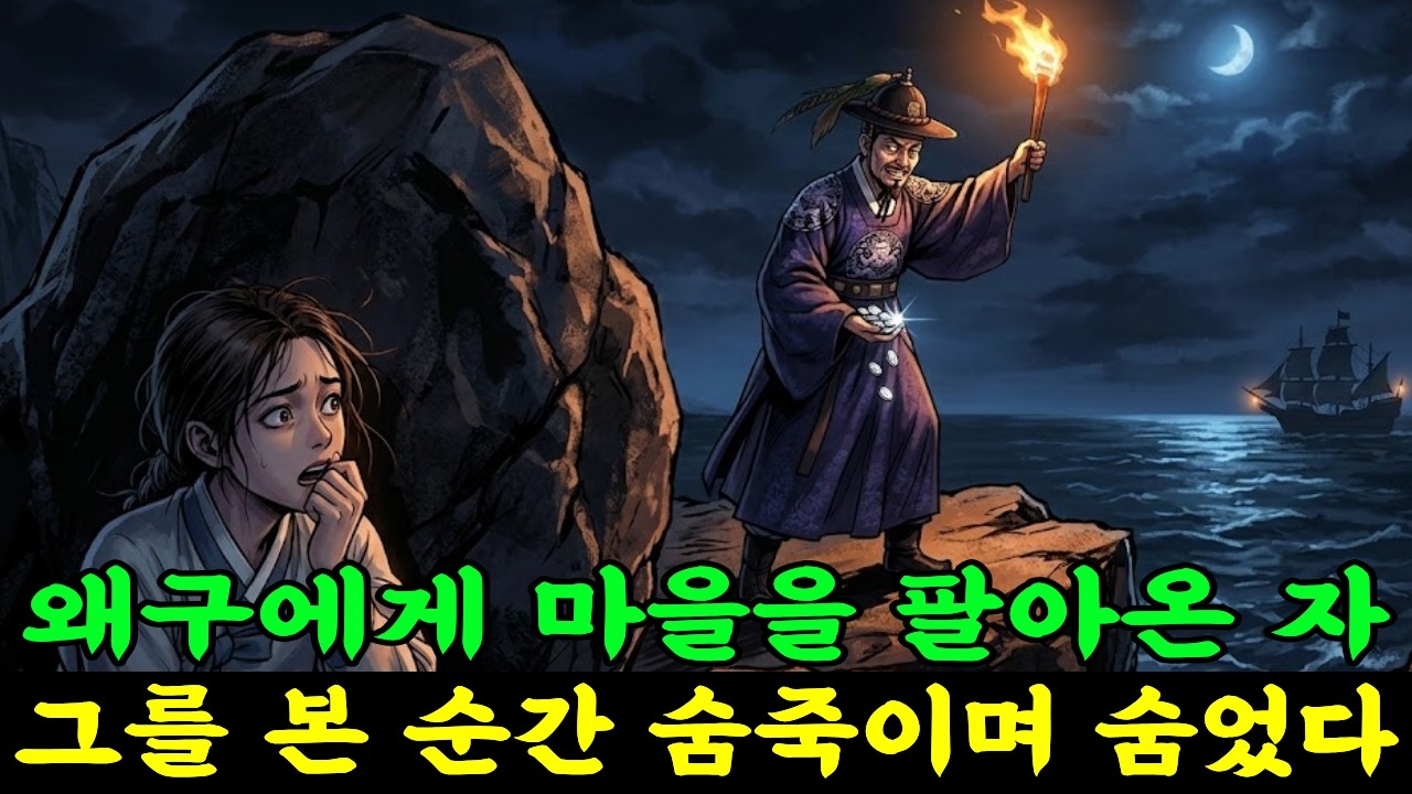 [야담화첩] 왜구에게 마을을 팔아온 자, 그를 본 순간 숨죽이며 숨었다 | 오디오 북 | 옛날 이야기| 야담 |