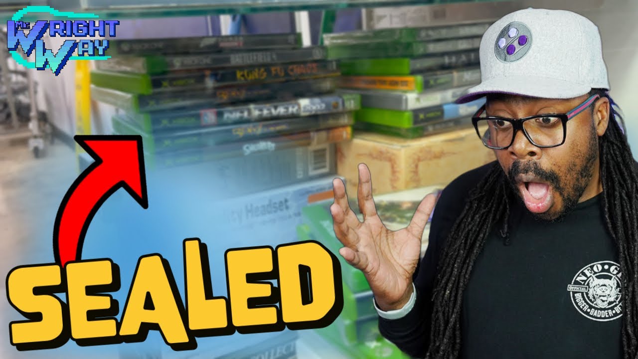 Goodwill не знали, что у них были ЗАПЕЧАТАННЫЕ игры для XBOX!!