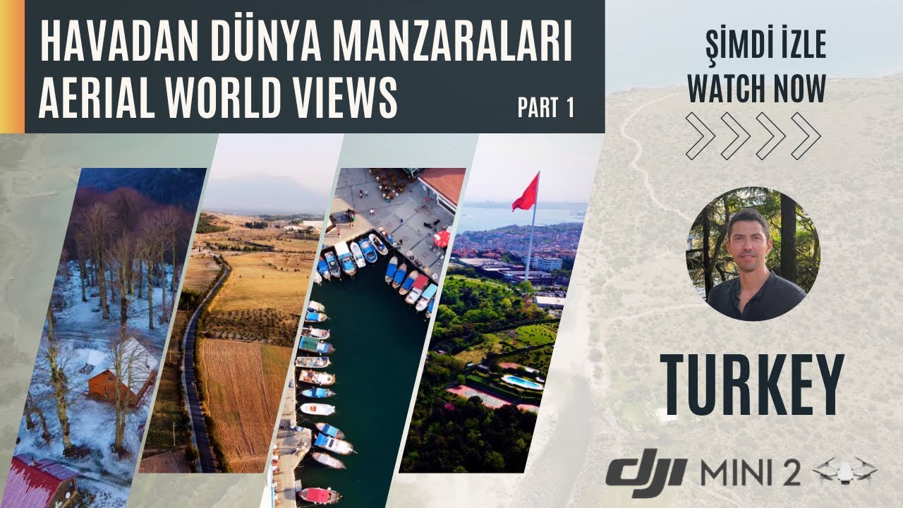 Havadan Türkiye Manzaraları | Dinlendirici Müzik | 4K Video