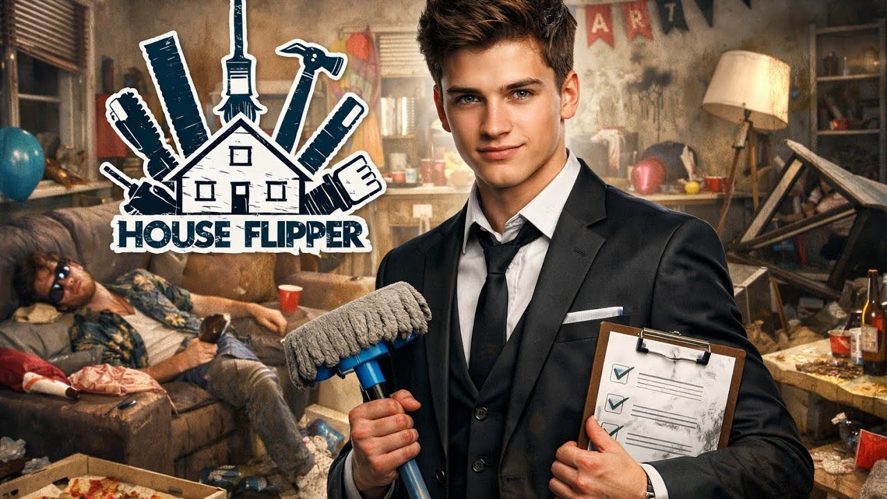 Les étudiants ont fait la fête dans House Flipper [épisode 4]