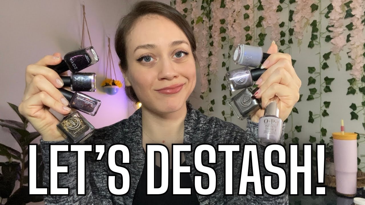 Going Through My Black & Grey Polishes! 🖤🩶 | Destash Series  