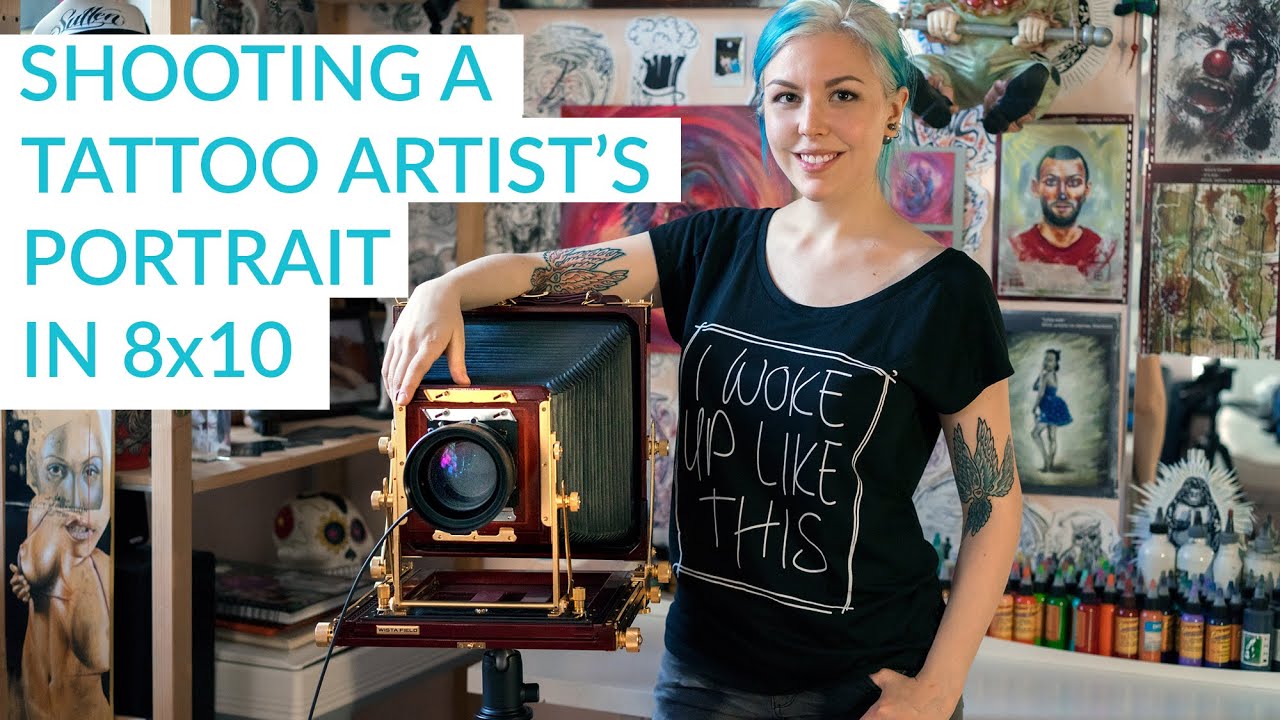 INKredible Artist: shooting an 8x10 large format portrait