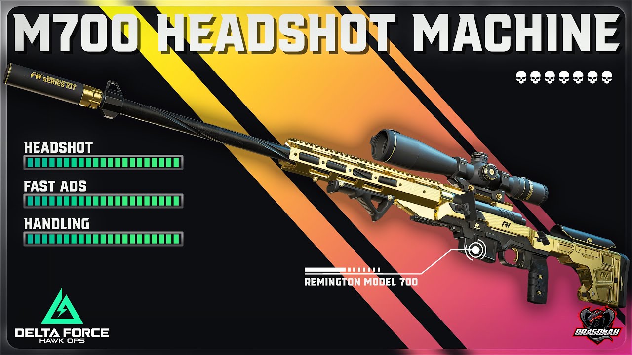 M700 META LOADOUT - LIGHTNING ADS + LASER ACCURACY | HƯỚNG DẪN MOD S&Uacute;NG | DELTA FORCE | DRAGONAK
