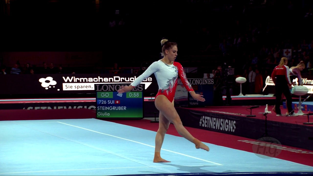 STEINGRUBER Giulia (SUI) - 2019 Artistic Worlds, Stuttgart (GER) - Qualifications Floor Exercise