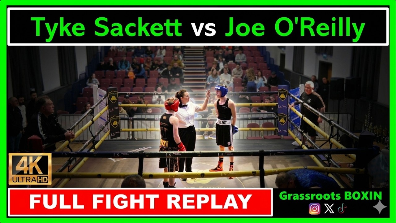 Tyke Sackett vs Joe O'Reilly - FULL FIGHT - Guildford City Boxing Show (05/03/26)