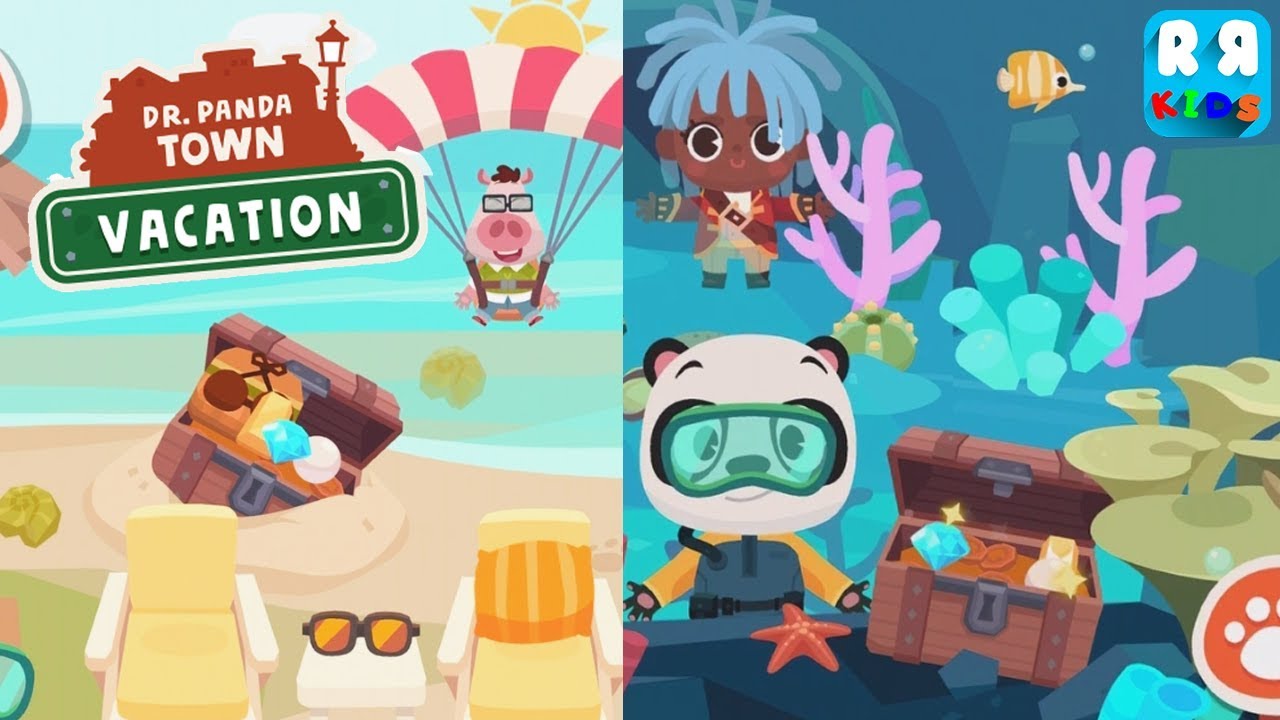 Dr. Panda Town: Vacation - All Secret Treasure on Relaxing Beach