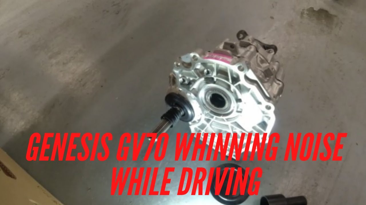 Gv70 whinning noise and some clicking while turning
