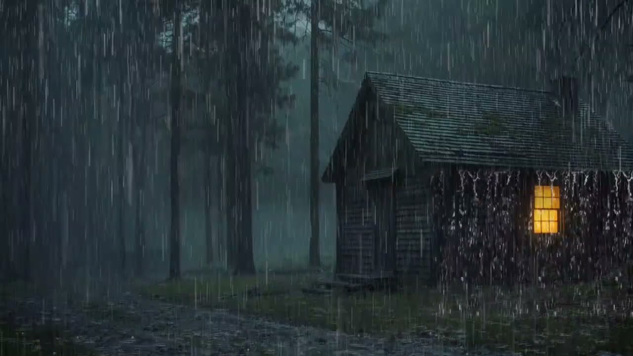 Heavy Rainstorm ASMR for Deep Focus and Restful Sleep | Relaxing Rain Noise for Stress Relief