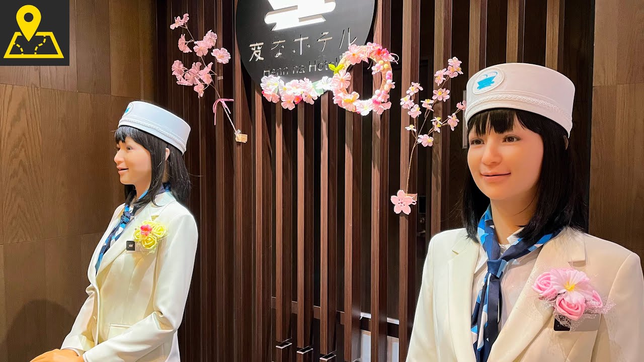 Staying at Robot Hotel near Tsukiji Tokyo / Japan Travel Vlog / Henn na Hotel Ginza