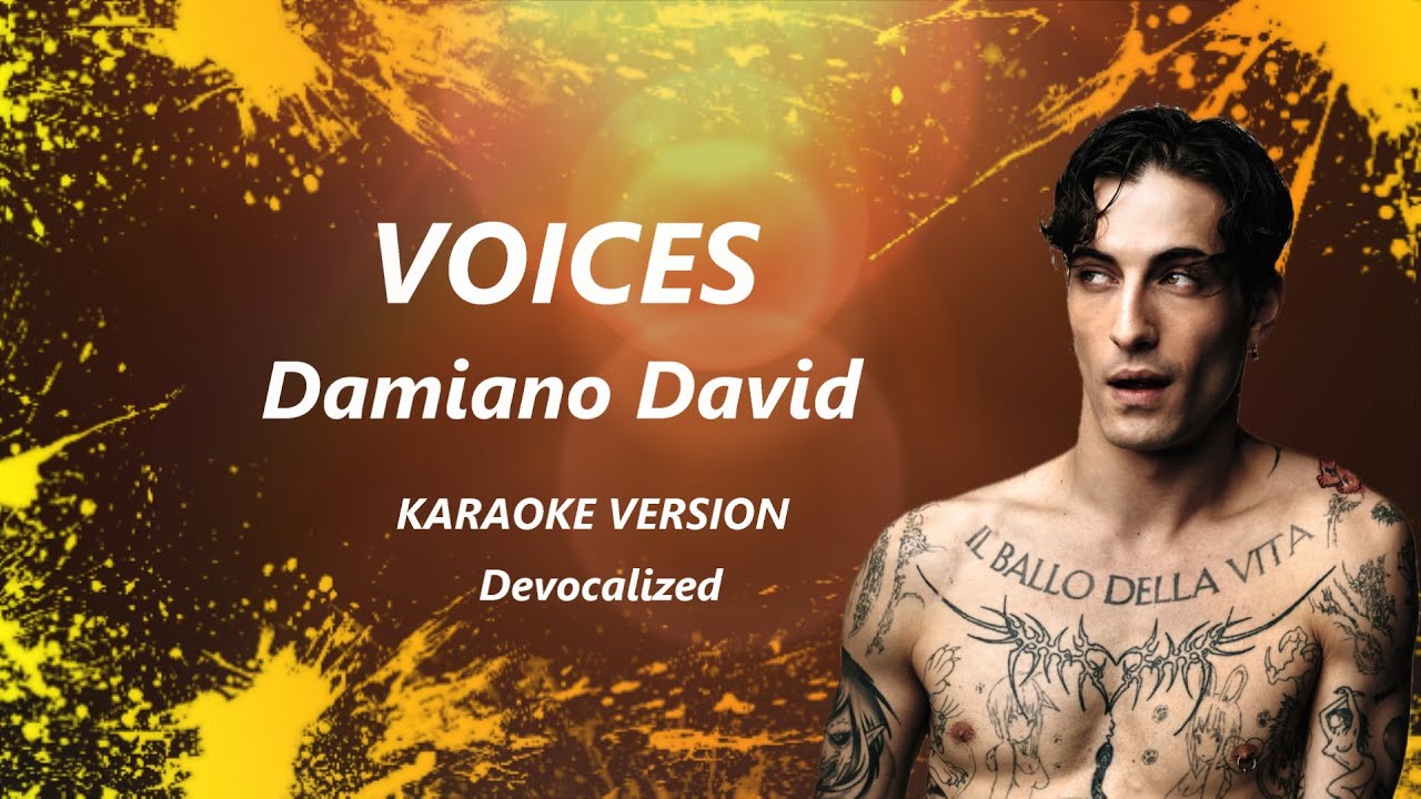 Voices Damiano David KARAOKE