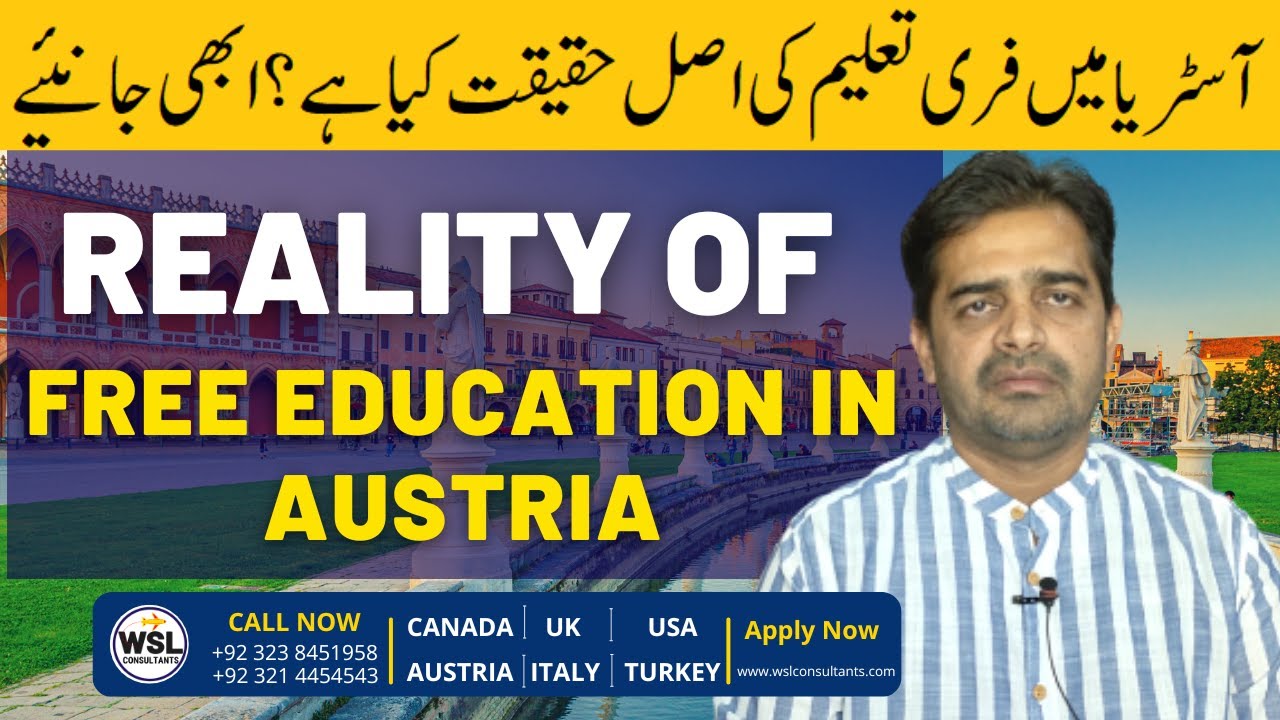 Free Education in Austria for Pakistani Students? What is Reality?