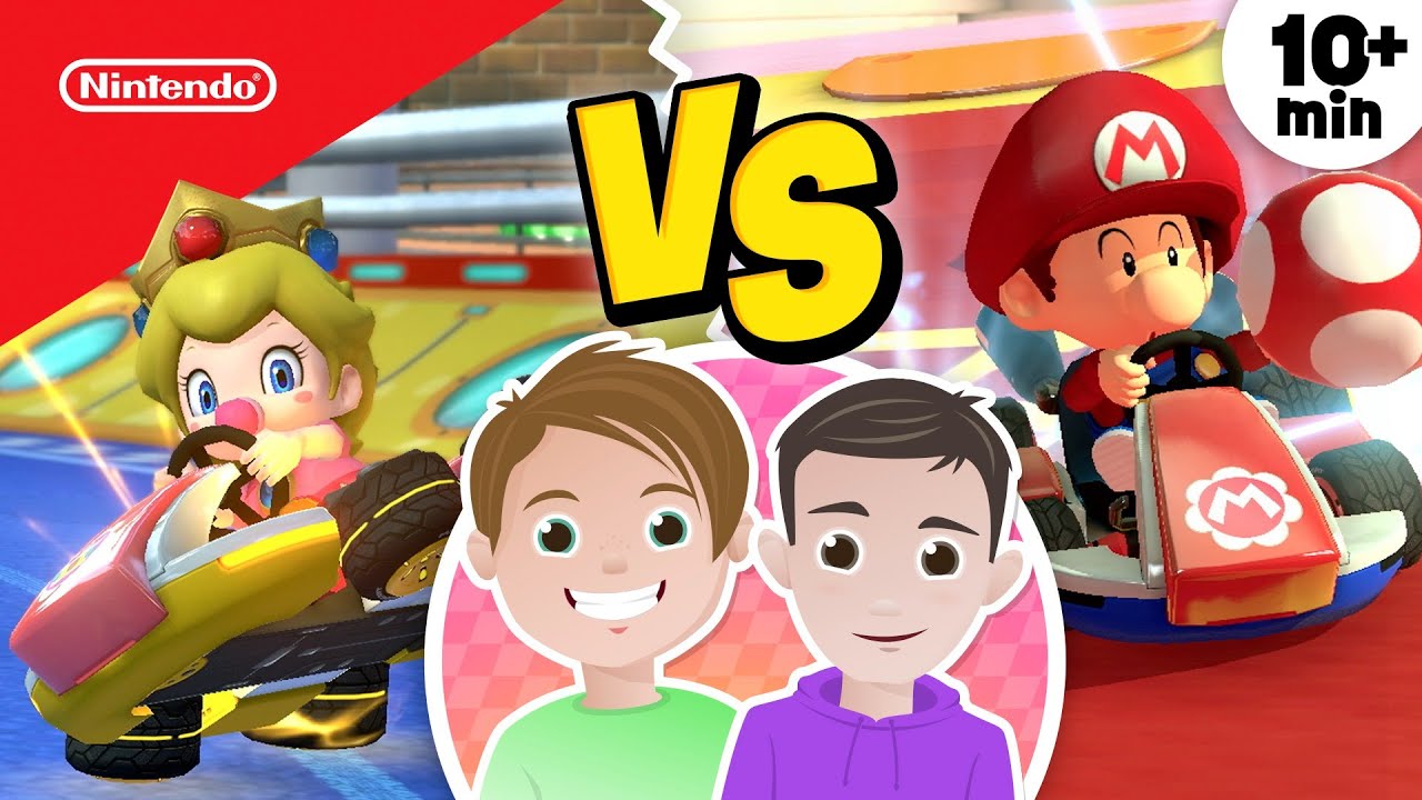 Bestie vs Bestie Challenge 😮 Mario Kart 8 Deluxe Custom Cup Baby Themed Races 👶🍼 | @PlayNintendo