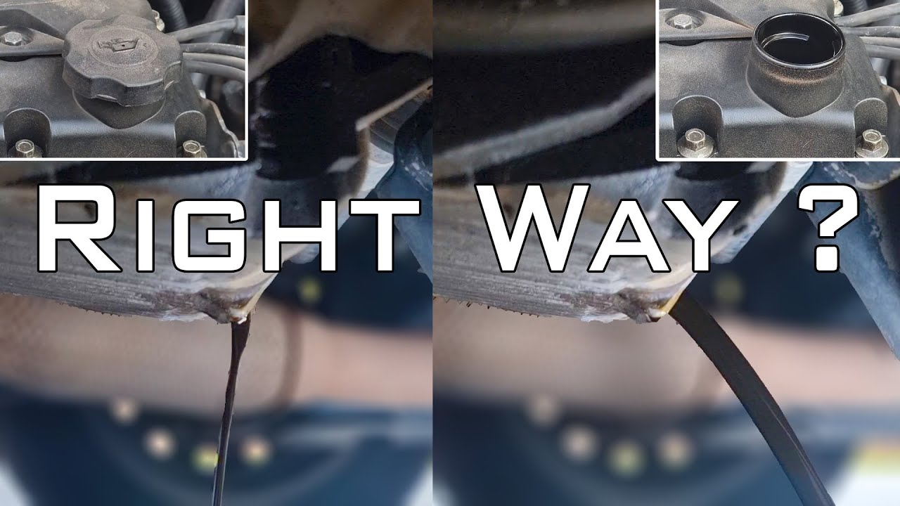 Should you drain oil with Open or Closed cap?? Engine oil change mistakes many people do