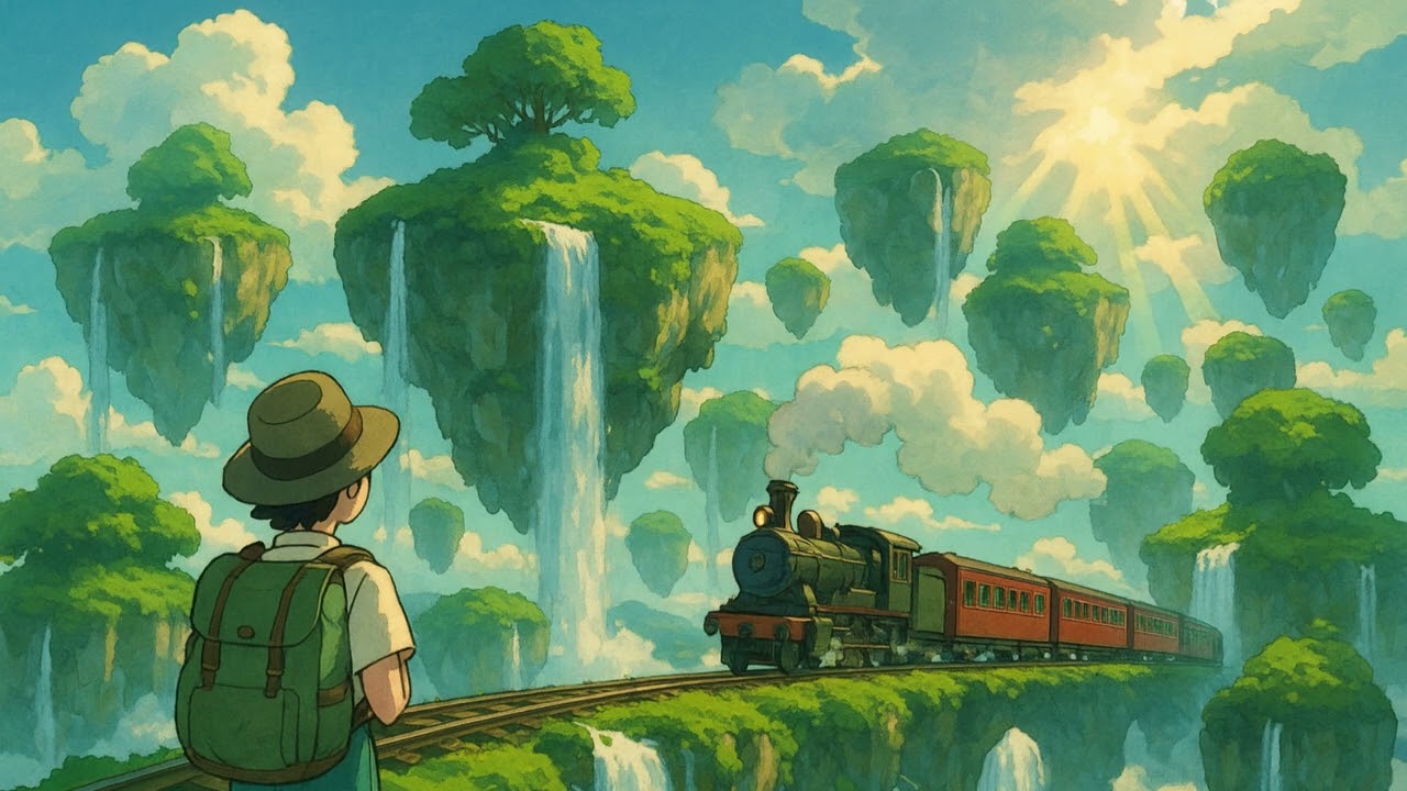Japanese Zen music. Ideal music for studying. Studio Ghibli style.
