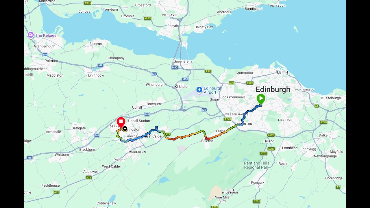 Edinburgh to Livingston via Water of Leith & NCR 75 | October 2025