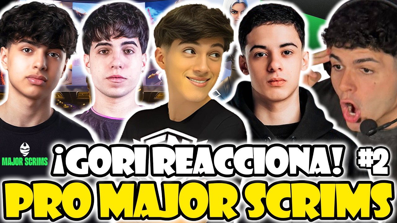 GORILON REACCIONA A LOS PRO MAJOR SCRIMS RELOAD Y BATTLE ROYALE🏆K1NG, LEWA Y MÁS |SEGUNDA PRO SCRIMS