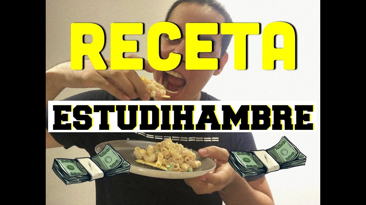 RECETA ESTUDIHAMBRE l F&Aacute;CIL l