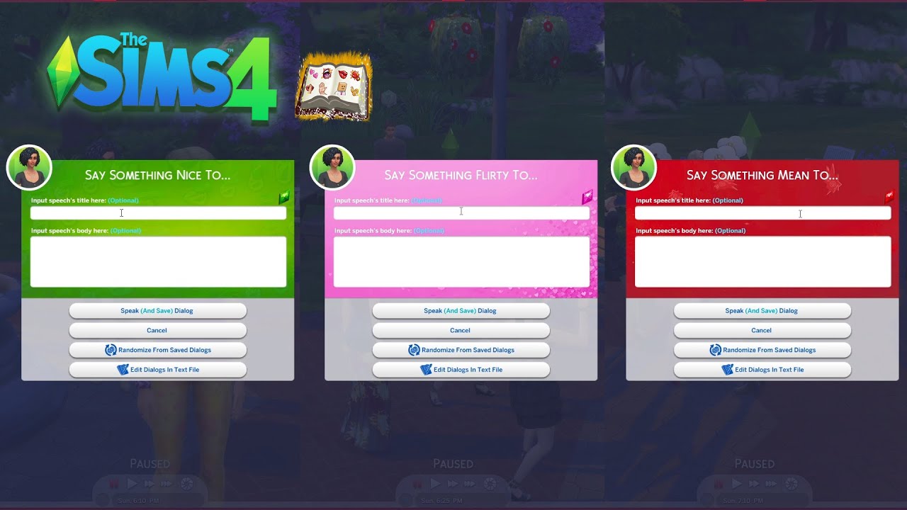 Life's Drama -Mod- v2.1.1 Improved Savable (Custom Text Box Input) Showcase/Tutorial.