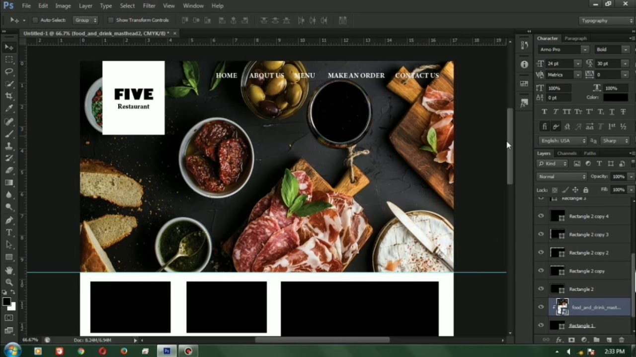 Tutorial Design Web Sederhana Menggunkan Adobe Photoshop CS6