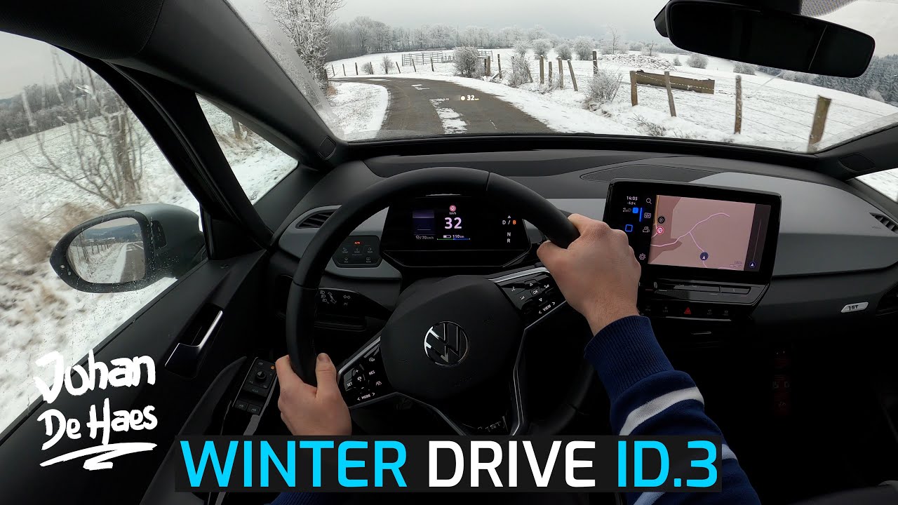 VOLKSWAGEN ID.3 ЗИМНЕЕ ВОЖДЕНИЕ