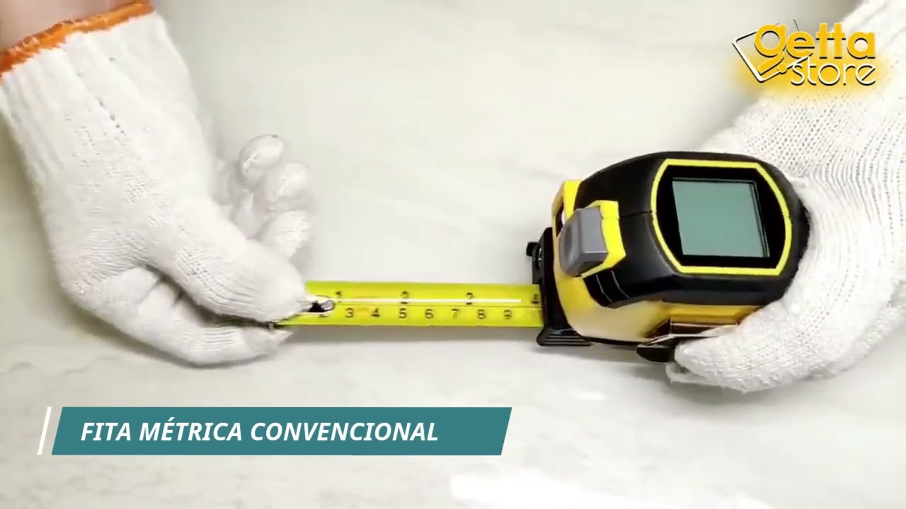 V&iacute;deo Demonstra&ccedil;&atilde;o Trena Digital 3 em 1 N&iacute;vel a Laser | GettaTech