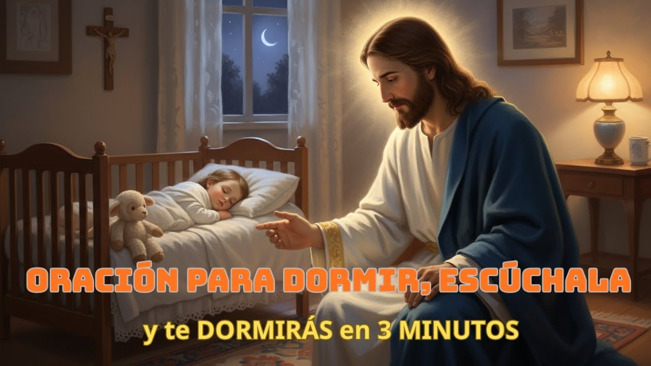 [4K] ORACIÓN para DORMIR, ESCUCHALA y te DORMIRÁS en 3 MINUTOS
