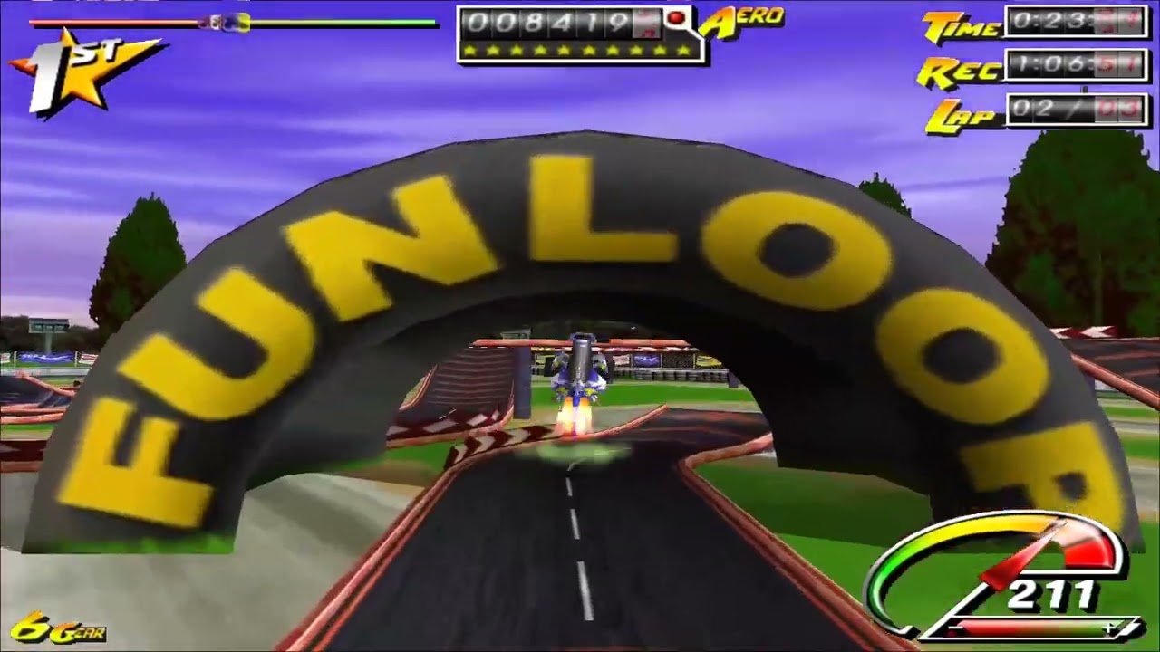 Stunt GP: 194000 Score on Intersector #stuntgp