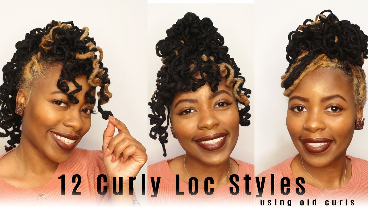 12 Curly Loc Styles