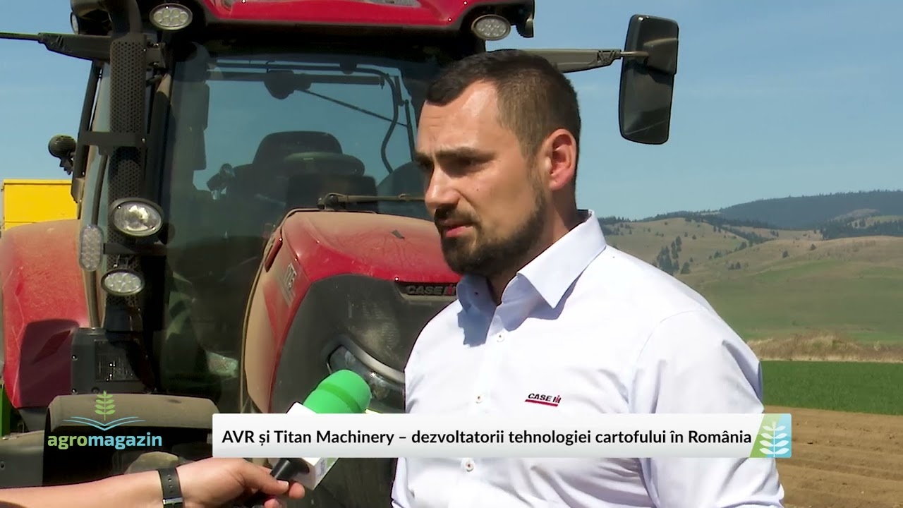 Demonstrații de plantat cartofi Titan Machinery și AVR 09.04.2024